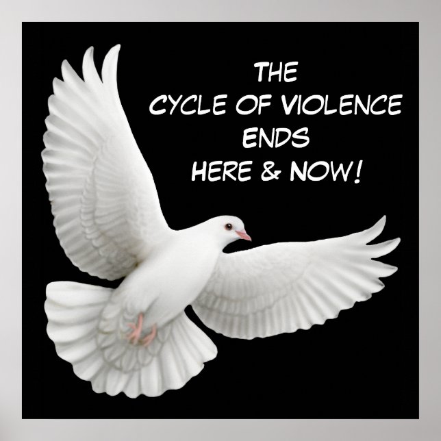 Cycle of Violence Ends Here Poster (Front)