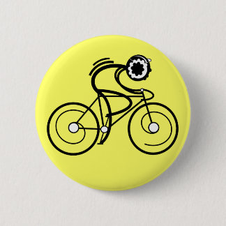 CYCLE ON! Racer 6 Cm Round Badge