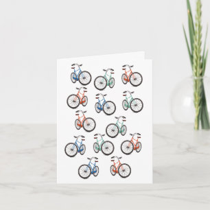 Cycle pattern note card