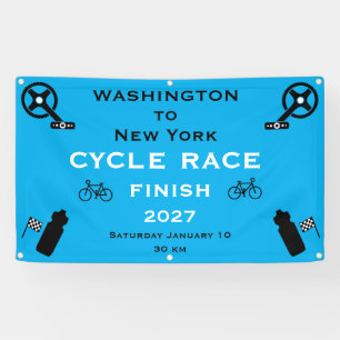 Cycle Race Finish Banner