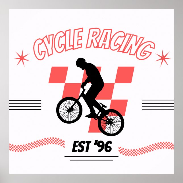 CYCLE RACING POSTER (Front)