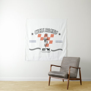 CYCLE RACING TAPESTRY
