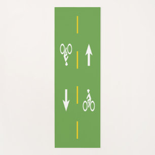 Cycle Track Yoga Mat