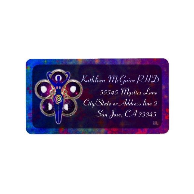 Cycles 3D Goddess Worship Label (Front)