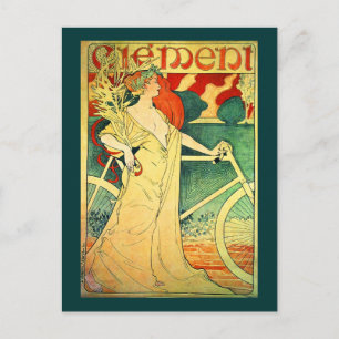 Cycles Clément Vintage Bicycle Poster Postcard