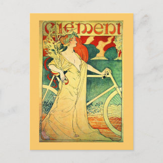 Cycles Clément Vintage Bicycle Poster Postcard