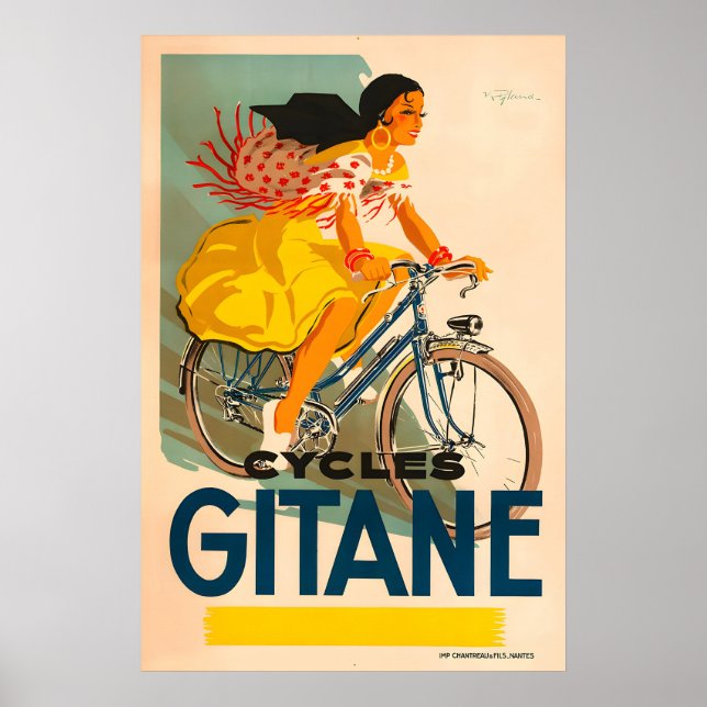 Cycles Gitane Bicycle Poster (Front)