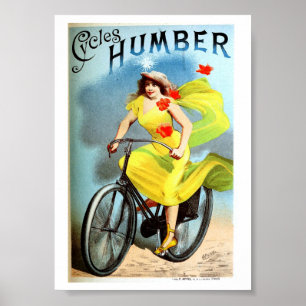 Cycles Humber Vintage poster