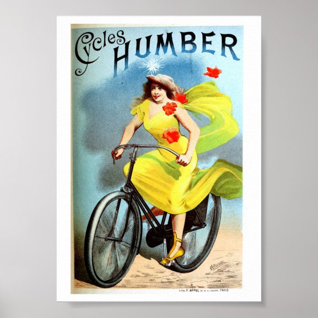 Cycles Humber Vintage poster (Front)
