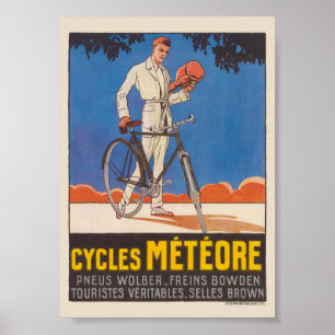 Cycles Météore France Vintage Poster 1926