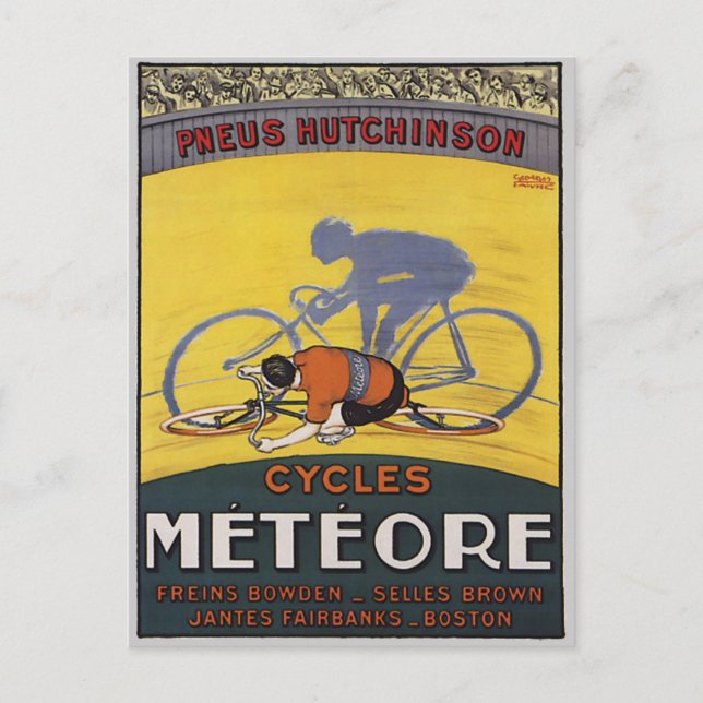 CYCLES METEORE POSTCARD (Front)
