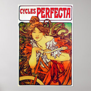 Cycles Perfecta, Mucha Poster
