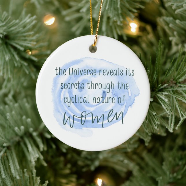 Cyclical Woman Ceramic Tree Decoration (Tree)