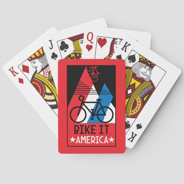 Cycling America Playing Cards (Back)