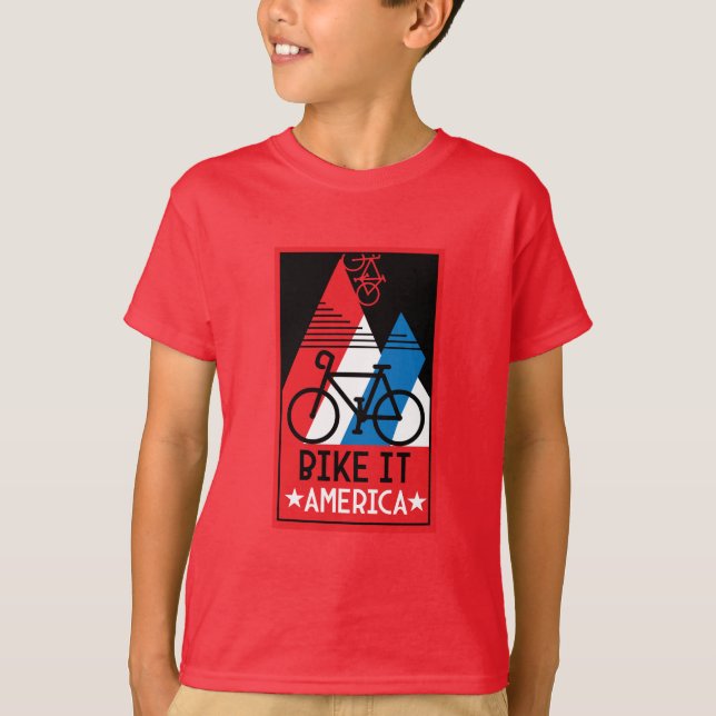 Cycling America T-Shirt (Front)