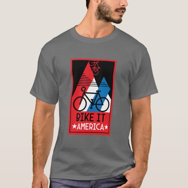 Cycling America T-Shirt (Front)