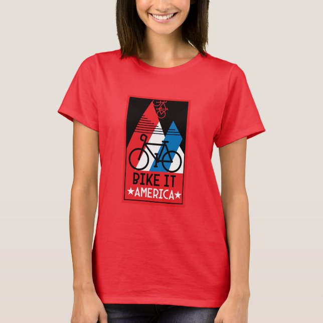 Cycling America T-Shirt (Front)