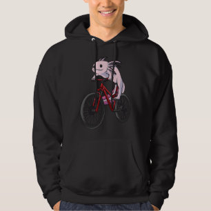 Cycling Axolotl Cyclist Bike for Women Men Kids Hoodie