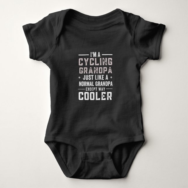 cycling baby bodysuit (Front)