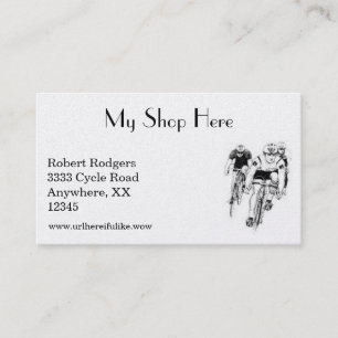 Cycling / Bicycle Race Business Card