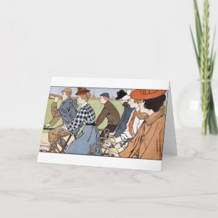 Cycling, Bicycles, Van Caspel Card