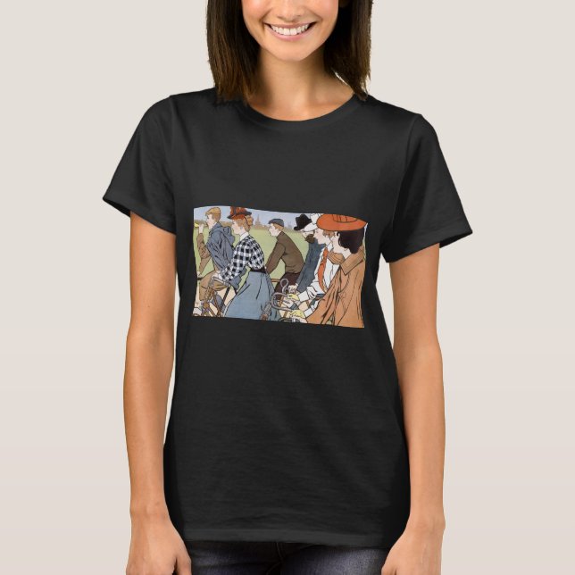 Cycling, Bicycles, Van Caspel T-Shirt (Front)