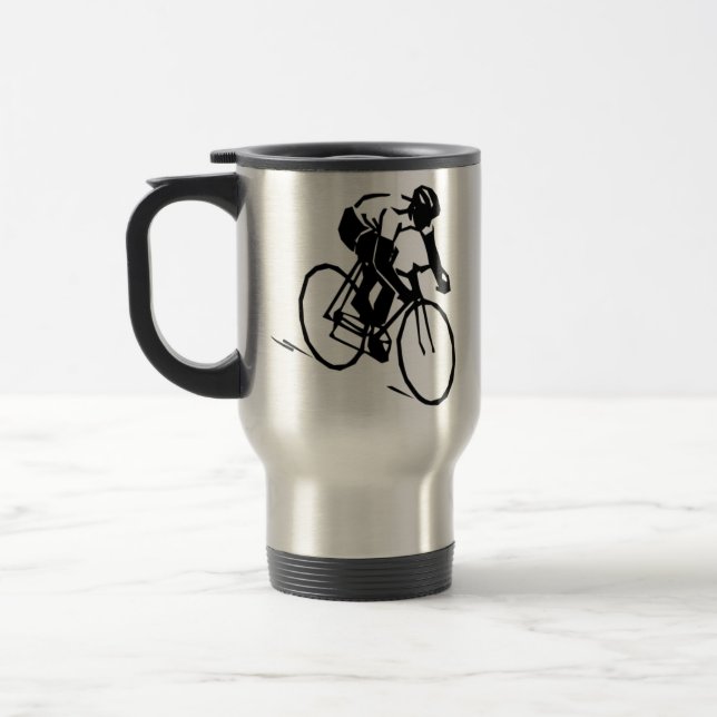 cycling bike biker travel mug (Left)