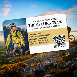 Cycling & Bike Shop Business Card