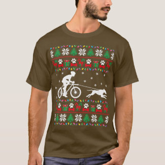 Cycling Biking With Dogs Ugly Christmas Sweater Xm