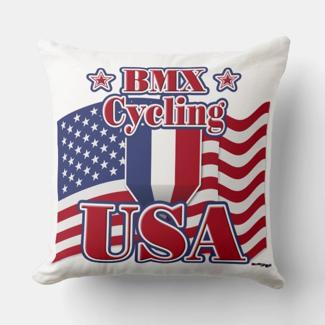 Cycling BMX USA Cushion (Front)