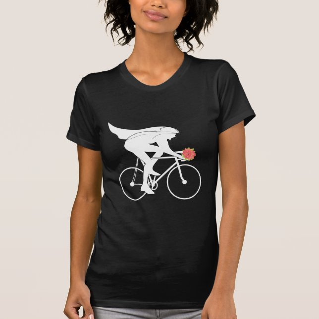 Cycling Bride T-Shirt (Front)