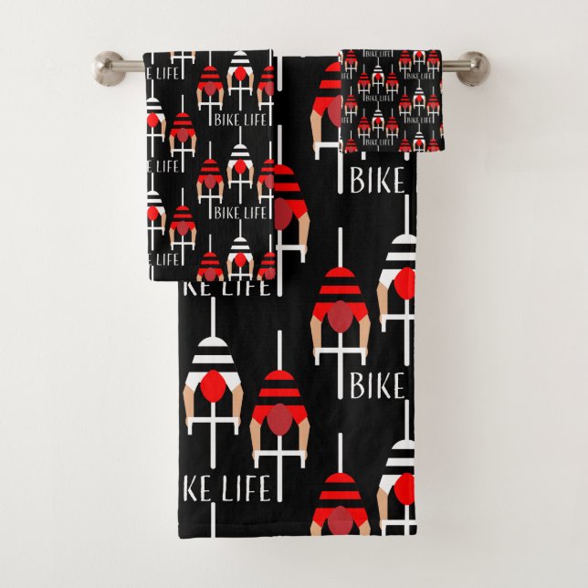 Cycling Canada Bath Towel Set (Insitu)