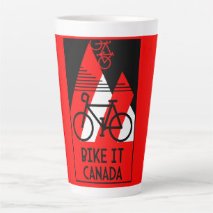 Cycling Canada Latte Mug