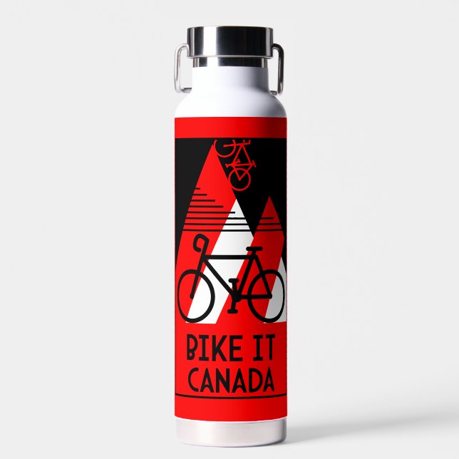 Cycling Canada Water Bottle (Front)