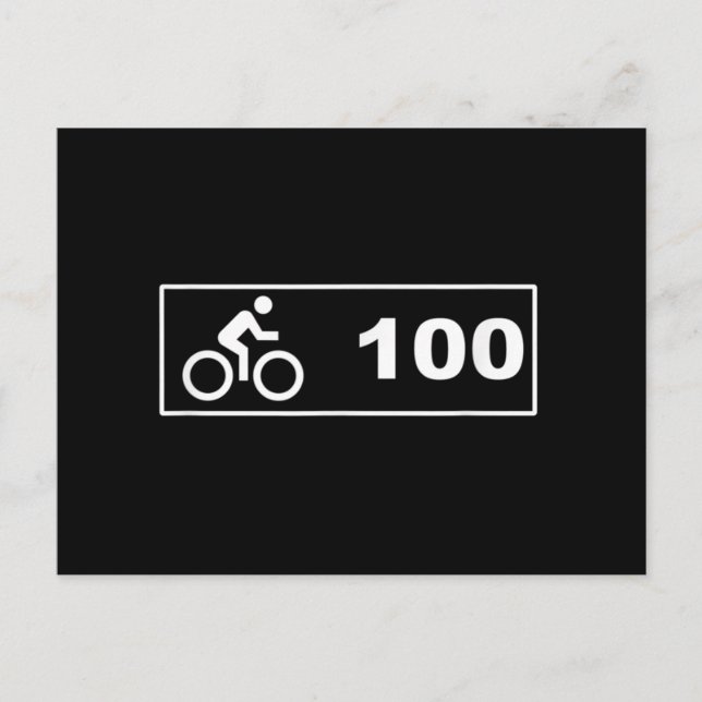 Cycling - Century Ride 100 Postcard (Front)