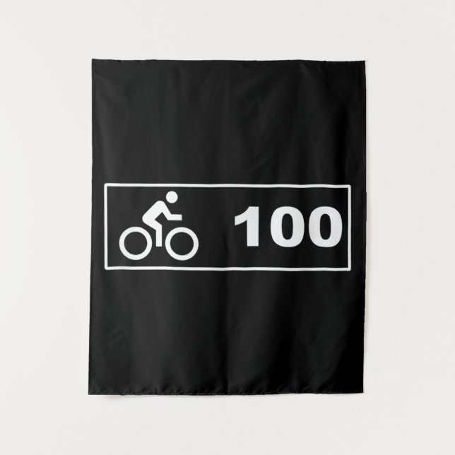 Cycling - Century Ride 100 Tapestry (Front)