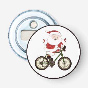 Cycling Christmas Bottle Opener