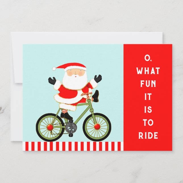 Cycling Christmas cards (Front)