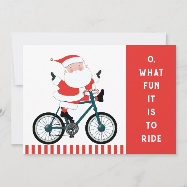 Cycling Christmas cards (Front)