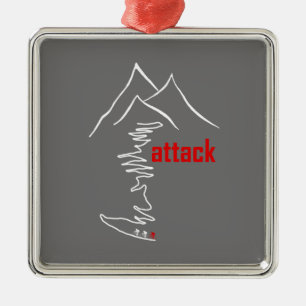 Cycling Climb, Attack Metal Tree Decoration