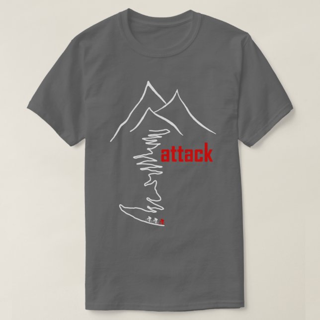 Cycling Climb  T-Shirt (Design Front)