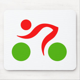 Cycling cool logo mouse pad