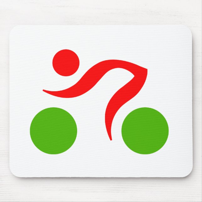 Cycling cool logo mouse pad (Front)