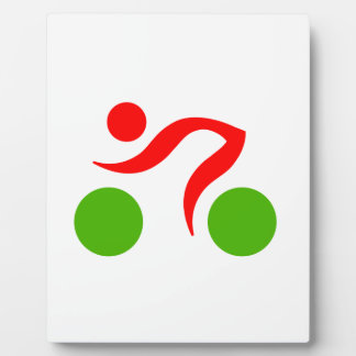 Cycling cool logo plaque
