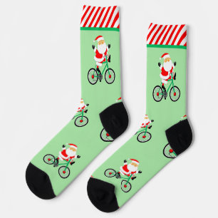 Cycling Cyclist Holiday Gift Socks