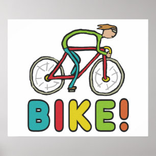 Cycling Cyclist Poster
