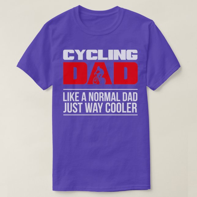 Cycling Dad cool Fatherx27s day T-Shirt (Design Front)