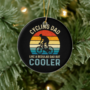 Cycling Dad   Cyclist   Cycologist   Adventure Ceramic Tree Decoration