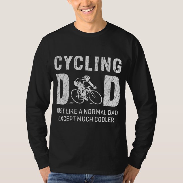 Cycling Dad Gifts For Father Cycle Bike Men T-Shirt (Front)