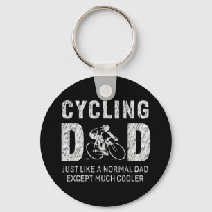 Cycling Dad Gifts For Father Cycling Cool Dad Key Ring